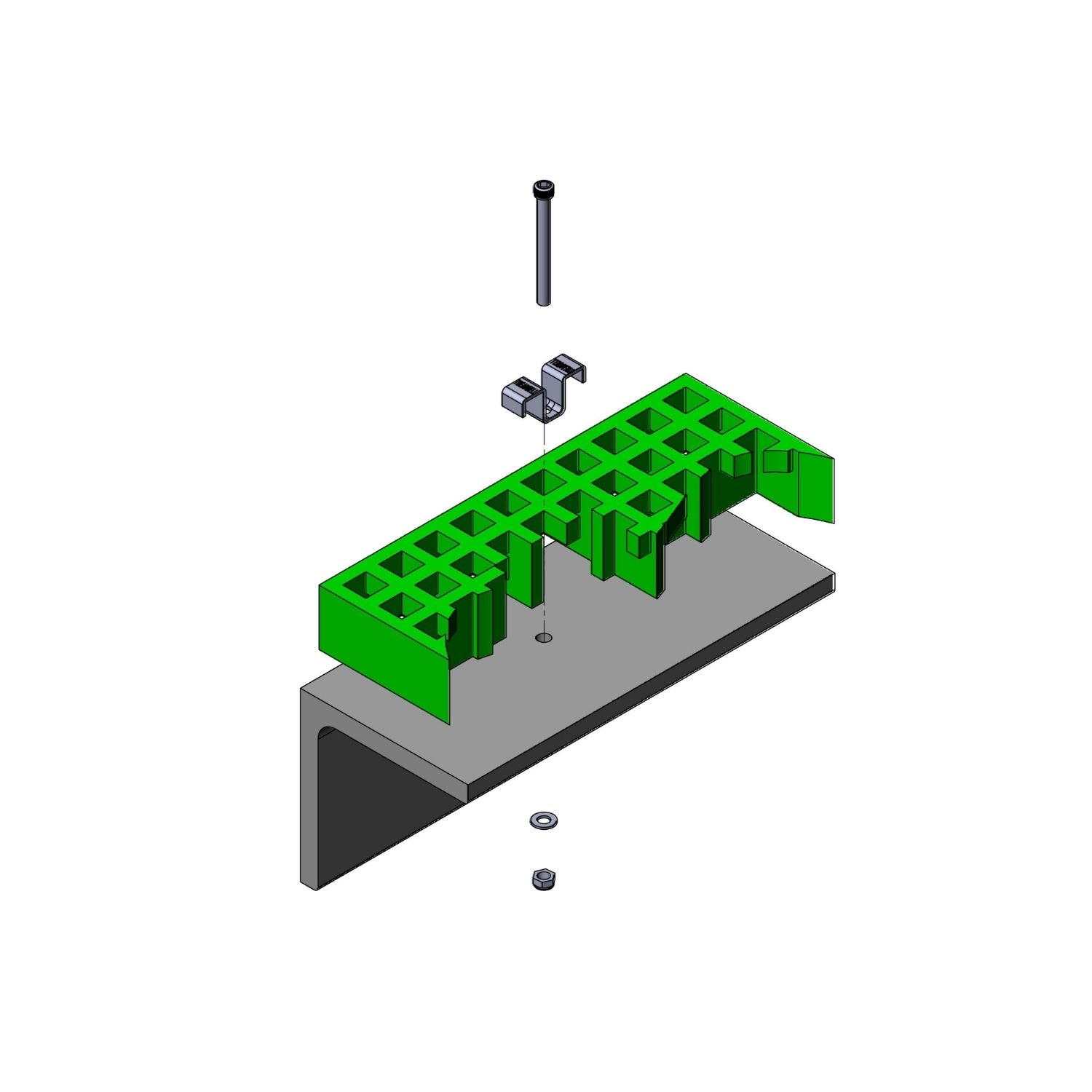 GratEX<sup>®</sup> 22mm Mini Mesh Clip Set with Washer